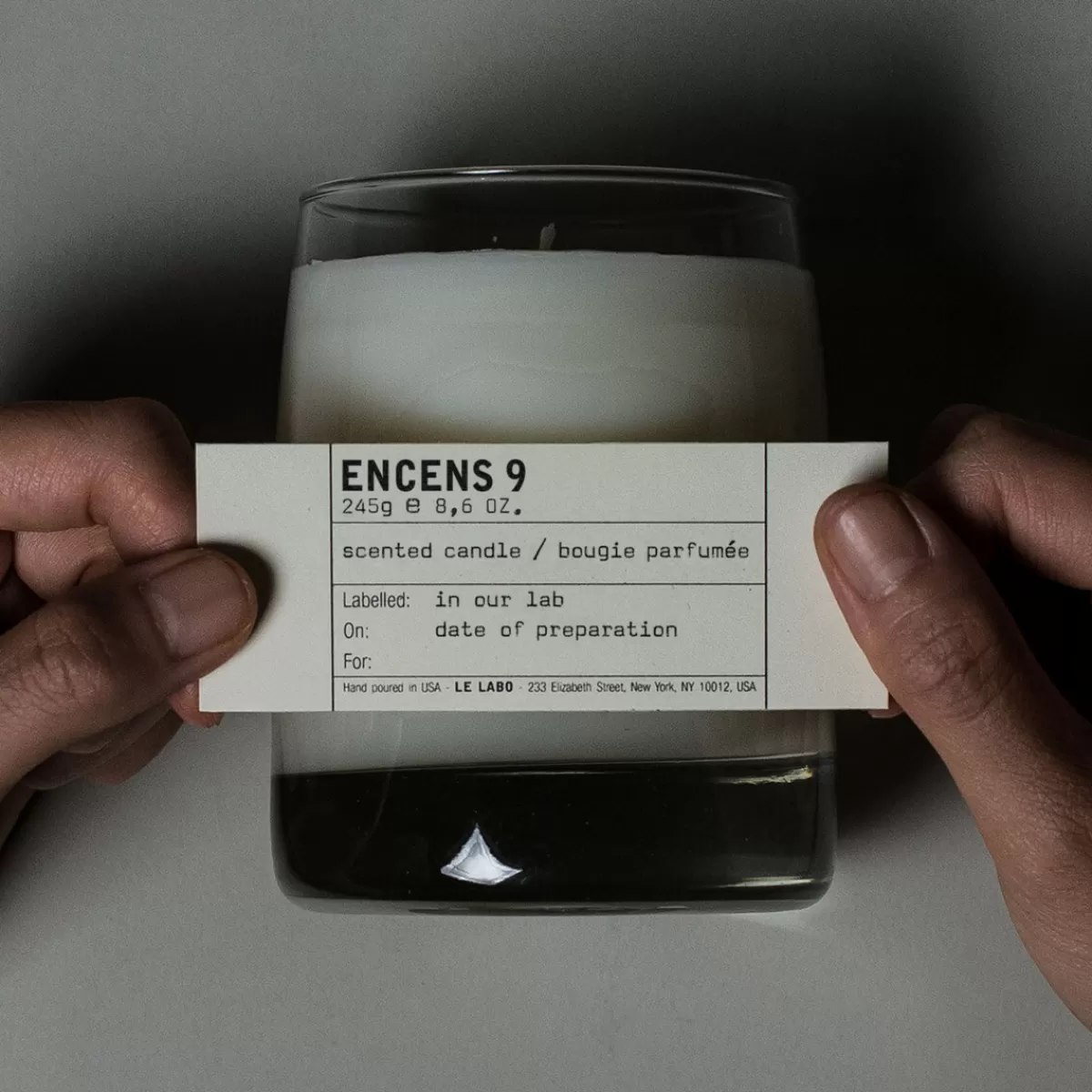 Le Labo Bougie Classique<Encens 9